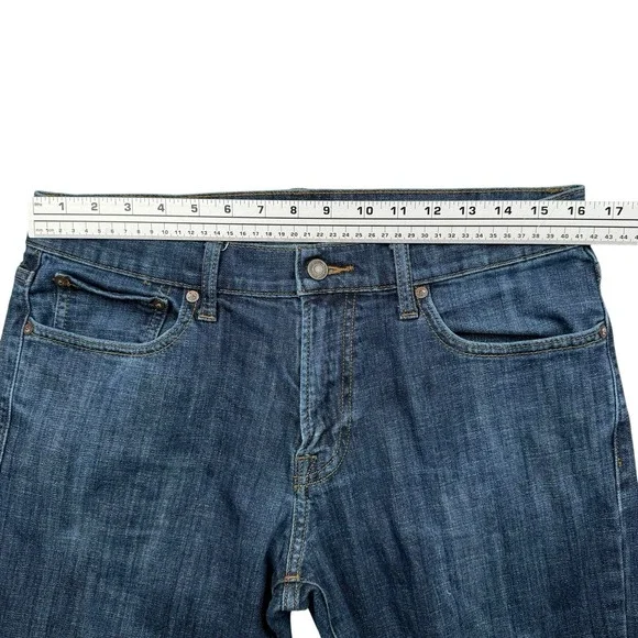 Lucky Brand 221 Straight 32X32 Men's Blue Jeans Cotton Blend Denim Pants - Picture 12 of 12